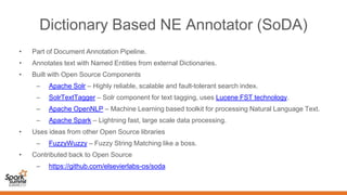 Dictionary Based Annotation at Scale with Spark by Sujit Pal | PPT