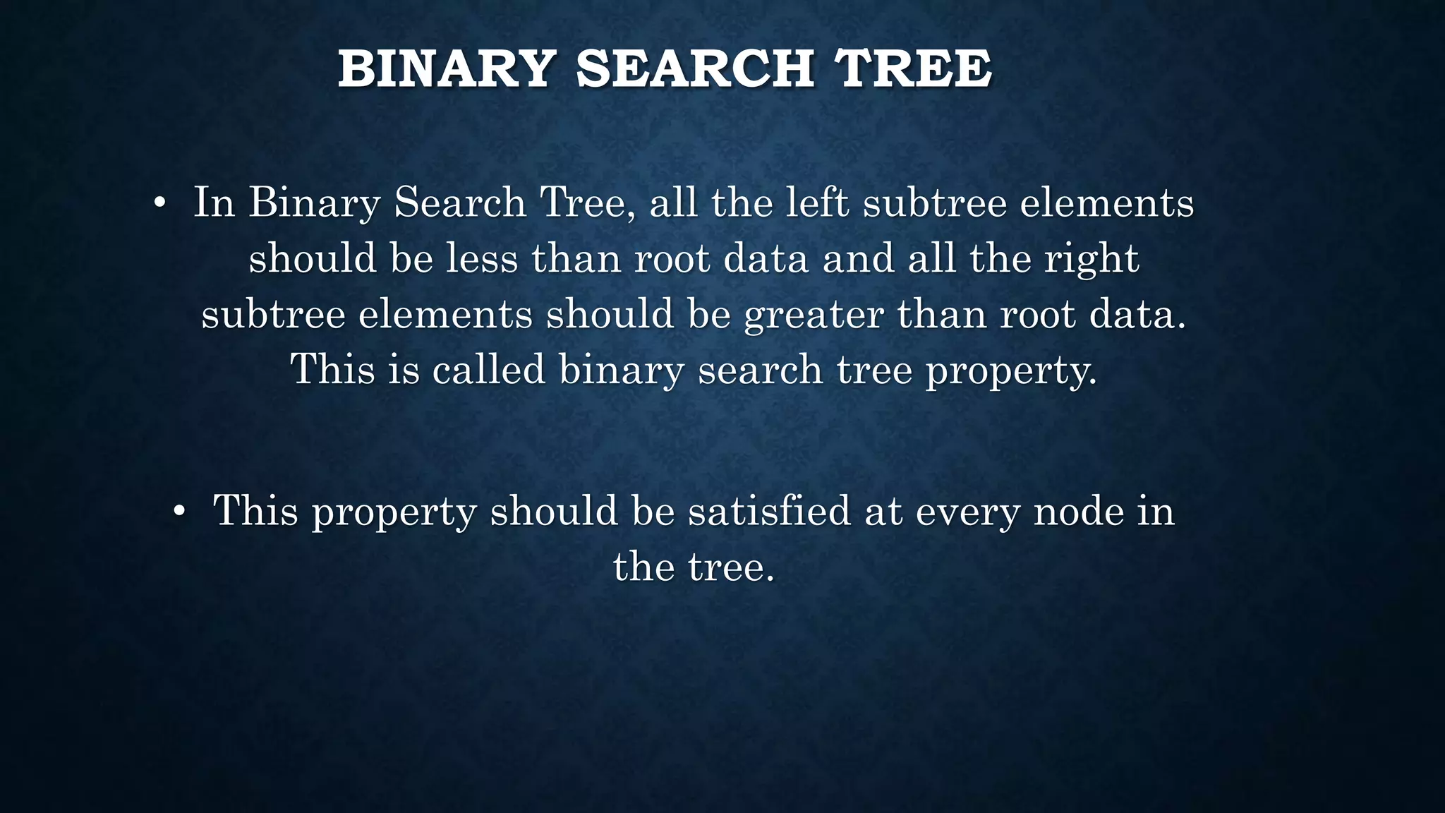 Binary Search Tree in Data Structure | PPT