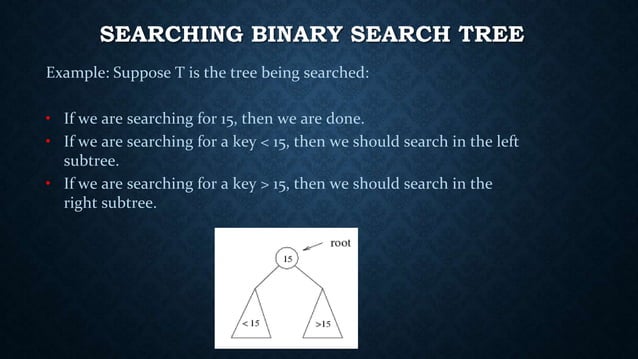 Binary Search Tree in Data Structure | PPT