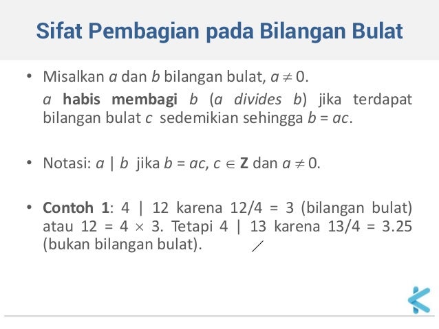 Jika A Dan B Adalah Bilangan Bulat - Rajiman
