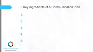 The Anatomy of a Communication Plan | PPTX