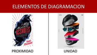 ELEMENTOS DE DIAGRAMACION
PROXIMIDAD UNIDAD
 