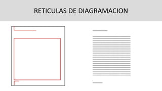 RETICULAS DE DIAGRAMACION
 
