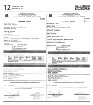 12   quinta-feira
     8 de março de 2012
                          Diário Oficial
                           GUARUJÁ
 