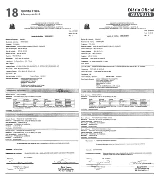 18   quinta-feira
     8 de março de 2012
                          Diário Oficial
                           GUARUJÁ
 