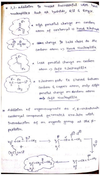 Organocopper compounds - Gilman reagent