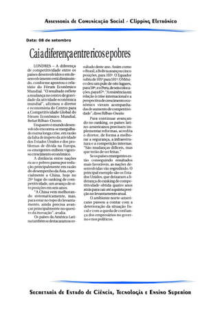 Data: 08 de setembro
 