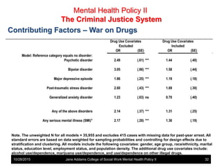 Mental Health Policy - Mental Illness and the Criminal Justice System ...