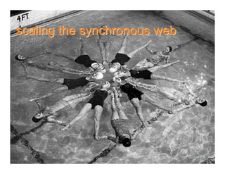 scaling the synchronous web




                              confidential
 