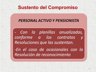 Sustento del Compromiso




                          41
 