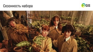 Сезонность набора
 