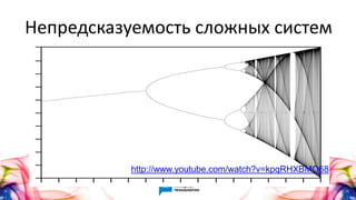 Непредсказуемость сложных систем
http://www.youtube.com/watch?v=kpqRHXBMO68
 