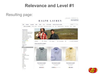 Relevance and Level #1
Resulting page:

 