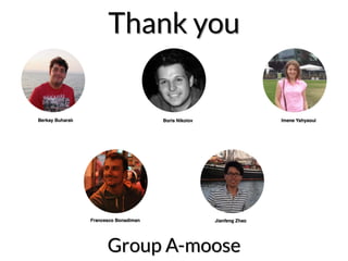 Thank you
Group A-moose