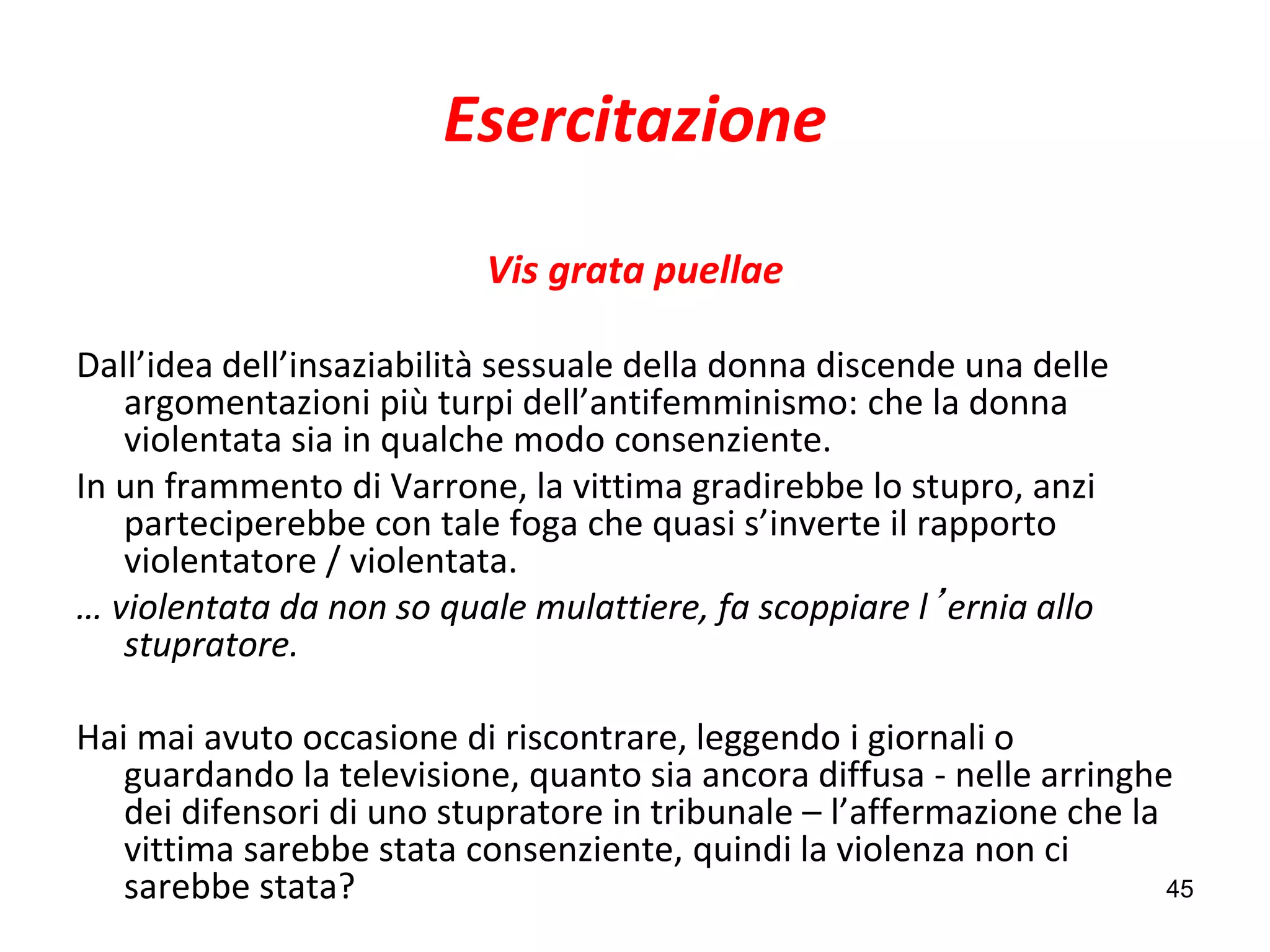 La violenza sulle donne e la sua rappresentazione | PPTX | Women\'s