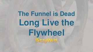The Funnel is Dead
Long Live the
Flywheel
 