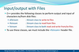 08. handling file streams | PDF