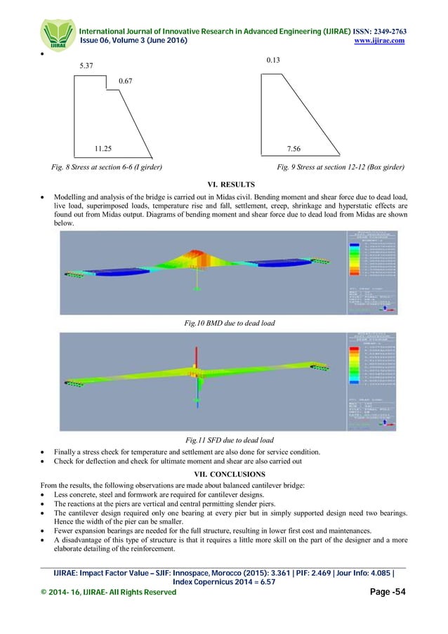 GIRDER DESIGN OF A BALANCED CANTILEVER BRIDGE WITH ANALYSIS USING MIDAS ...