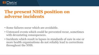 Avoidable Consequences Reporting, learning and culture safety | PDF