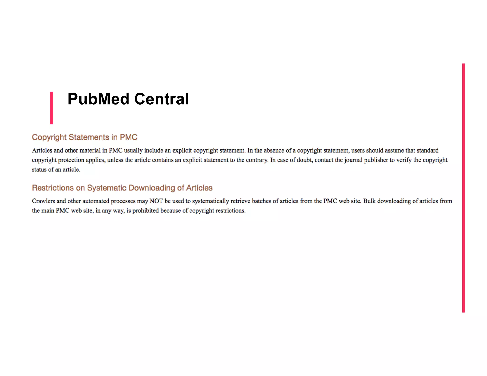 PubMed Central
 