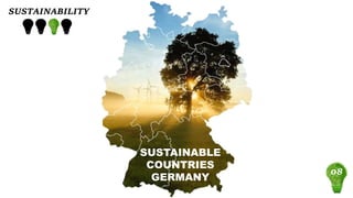 SUSTAINABILITY
08
SUSTAINABLE
COUNTRIES
GERMANY
 