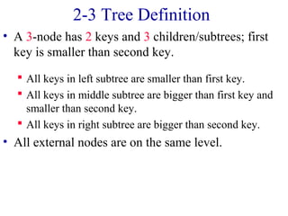 2-3 trees in c++ | PPT