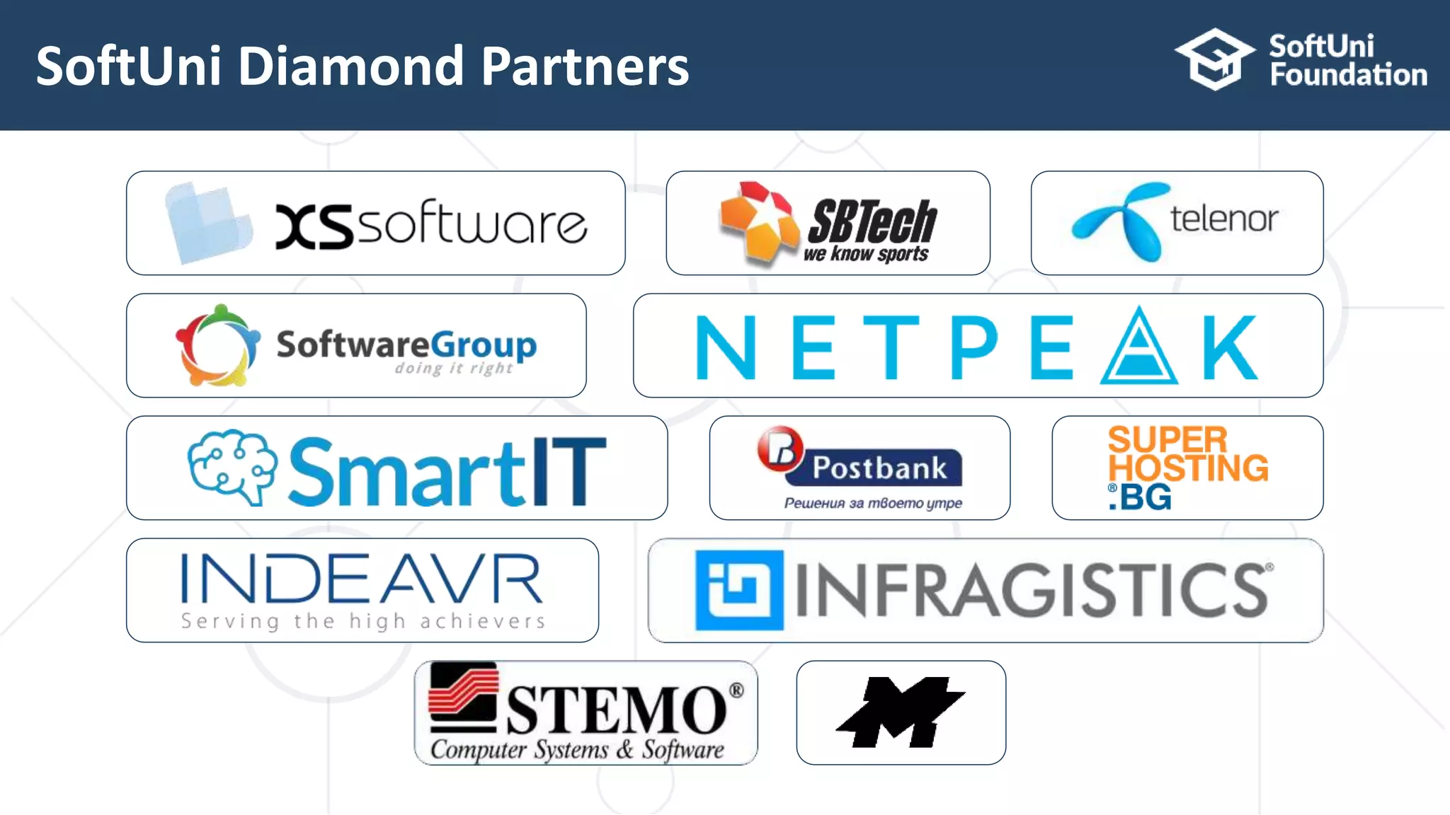SoftUni Diamond Partners
 