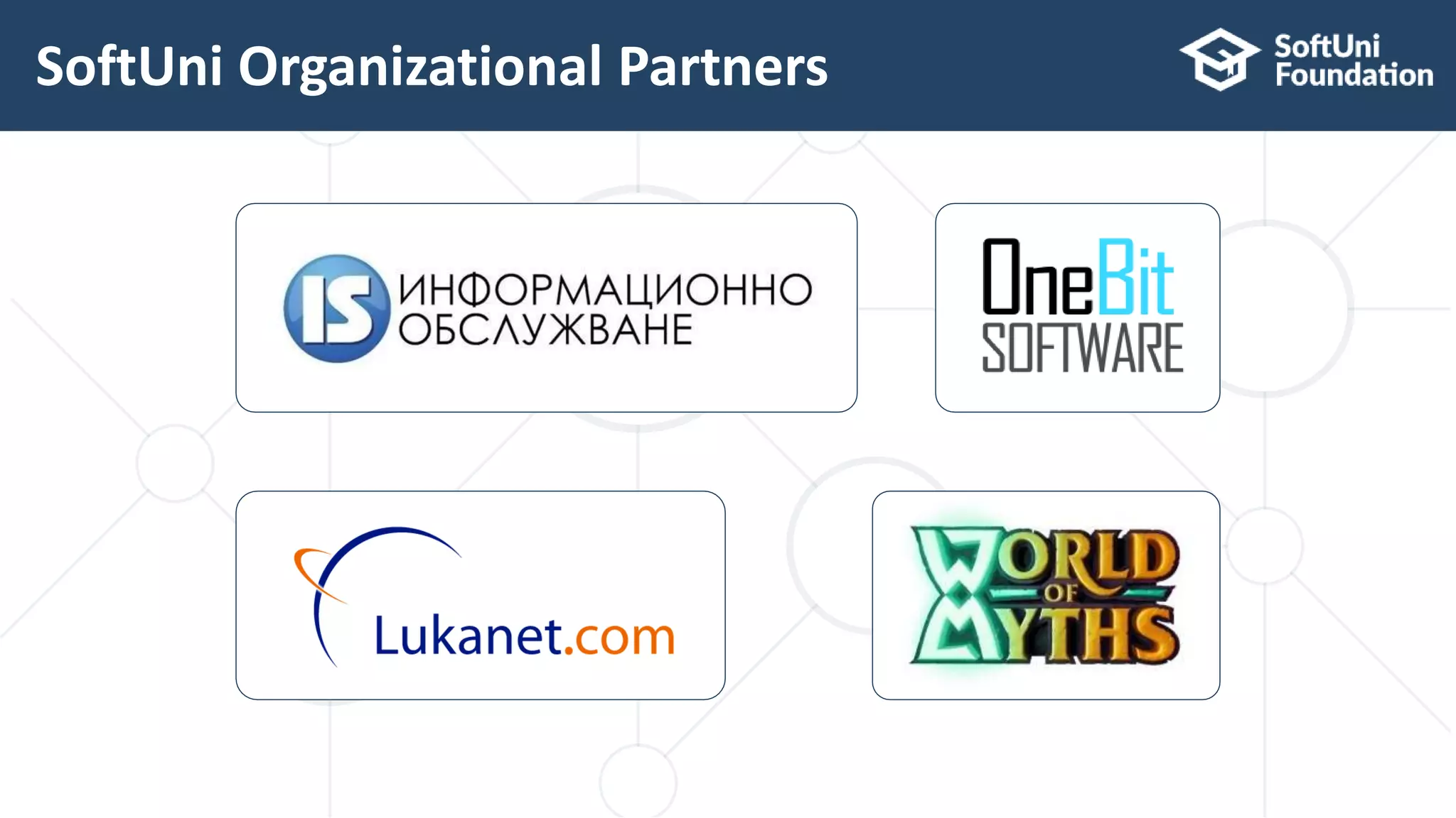 SoftUni Organizational Partners
 