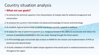 Application of analytical techniques to preserve the biodiversity and ecological services of wetland 