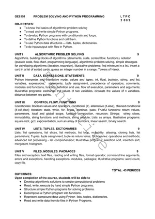 Sept 6 2021 BTech Artificial Intelligence and Data Science curriculum | PDF