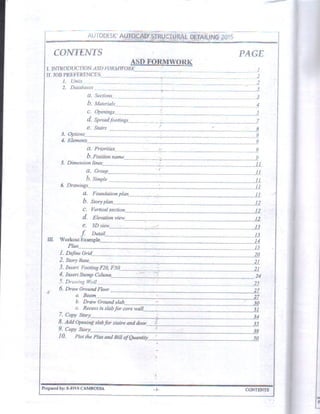 Autocad Structural Detailing 