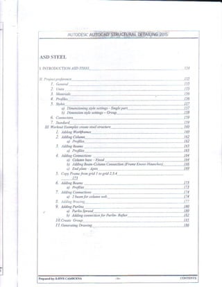 Autocad Structural Detailing 
