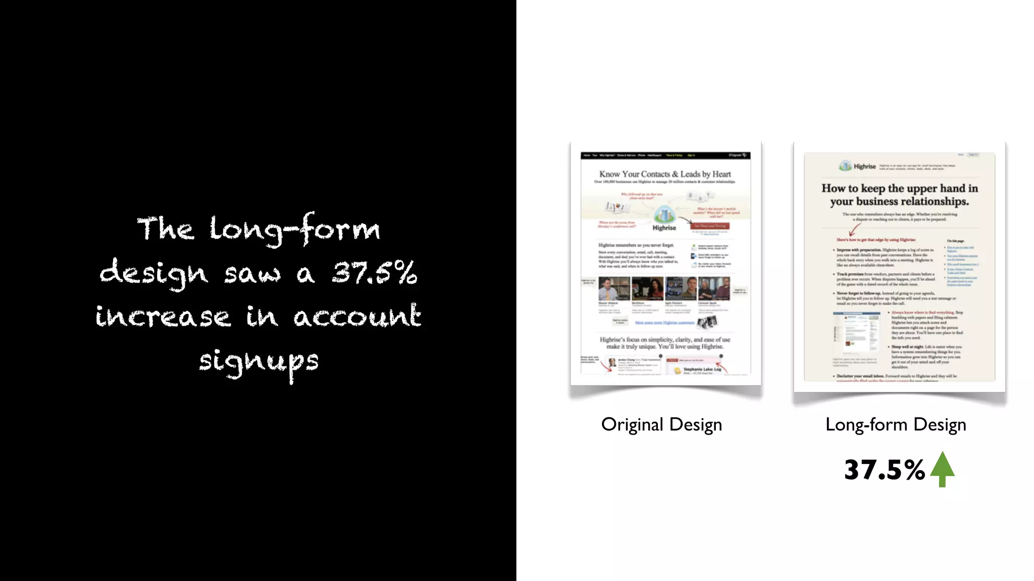 YOU OFTEN NEED TO
PERFORM 15-20 TESTS IN
ORDER TO FIND 1-2 MAJOR
IMPROVEMENTS
 