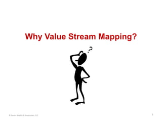 Why Value Stream Mapping?




© Karen Martin & Associates, LLC             5
 