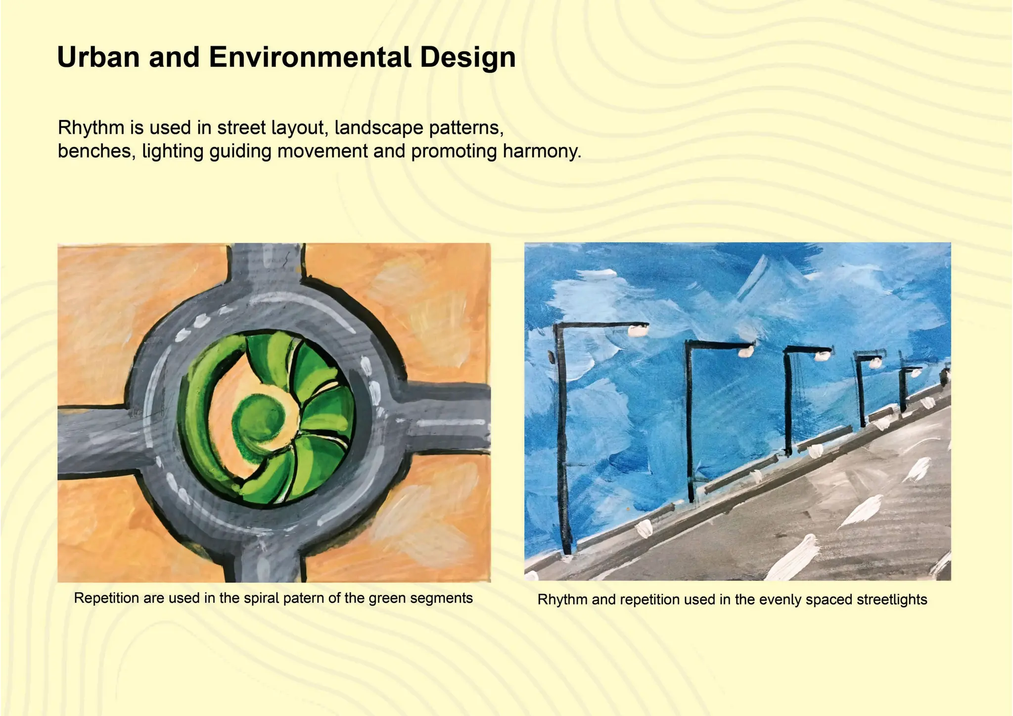 A Designing Project on "Rhythm and Repetition"