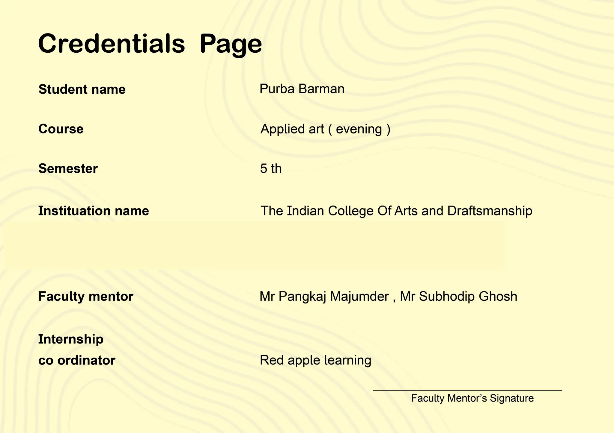 A Designing Project on "Rhythm and Repetition"