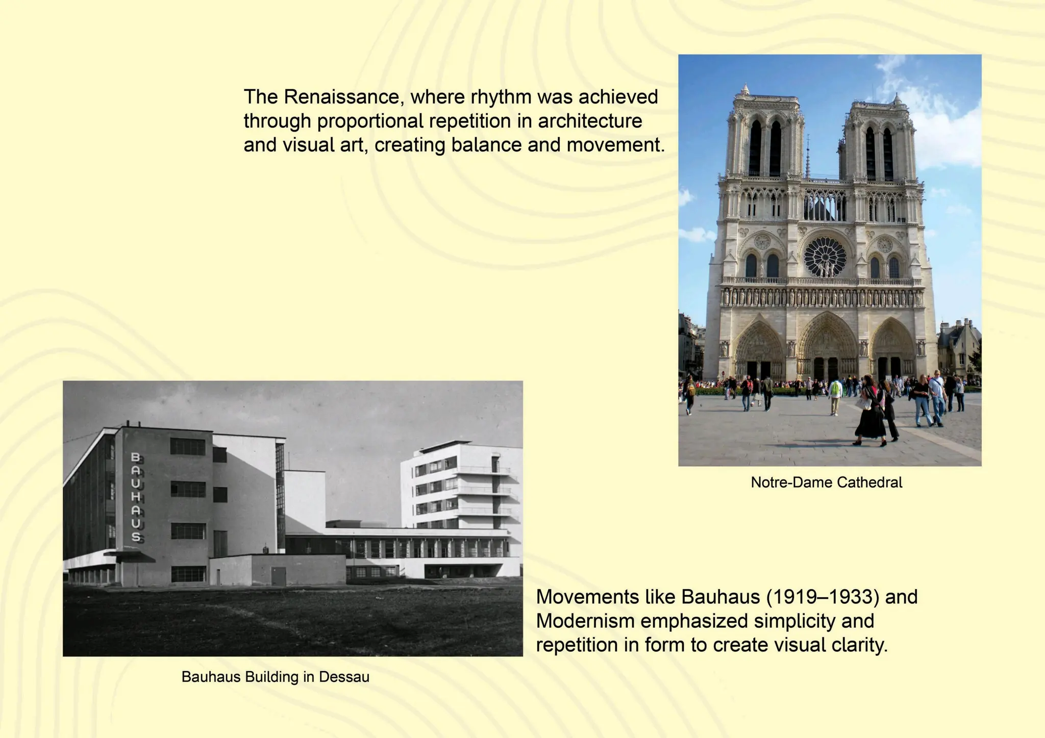 A Designing Project on "Rhythm and Repetition"