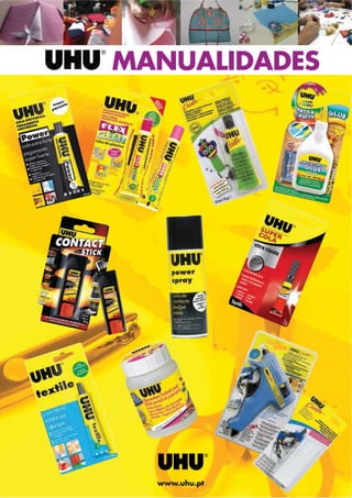 Adesivos, corte e correção
337
MANUALIDADES
www.uhu.pt
 