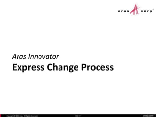 ARAS - change management | PPTX