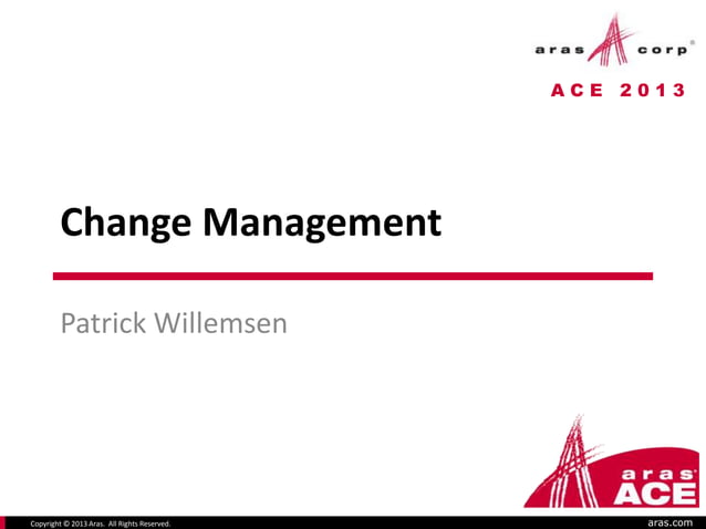 ARAS - change management | PPTX