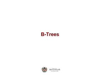 B-Trees 