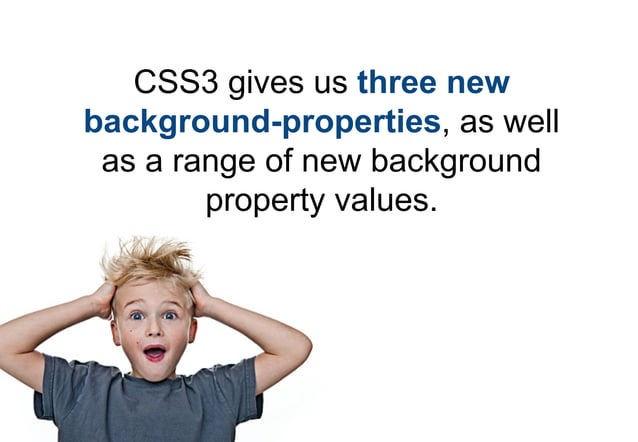 CSS3 Backgrounds | PPT
