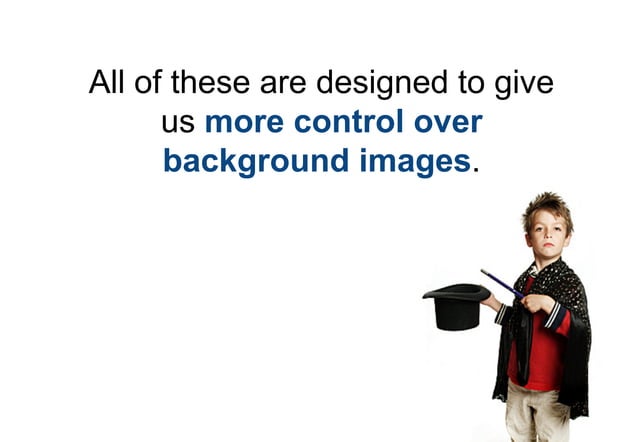 CSS3 Backgrounds | PPT
