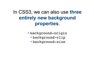 CSS3 Backgrounds | PDF