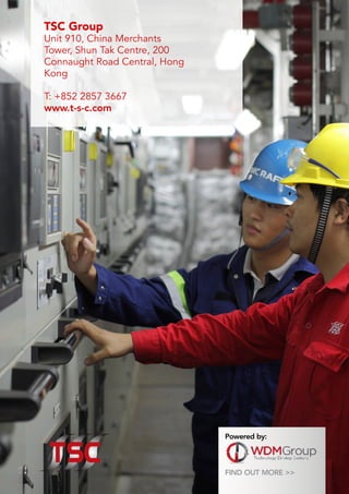 TSC Group
Unit 910, China Merchants
Tower, Shun Tak Centre, 200
Connaught Road Central, Hong
Kong
T: +852 2857 3667
www.t-s-c.com
http://digitalmediamarketing.com/
Powered by:
FIND OUT MORE >>
 