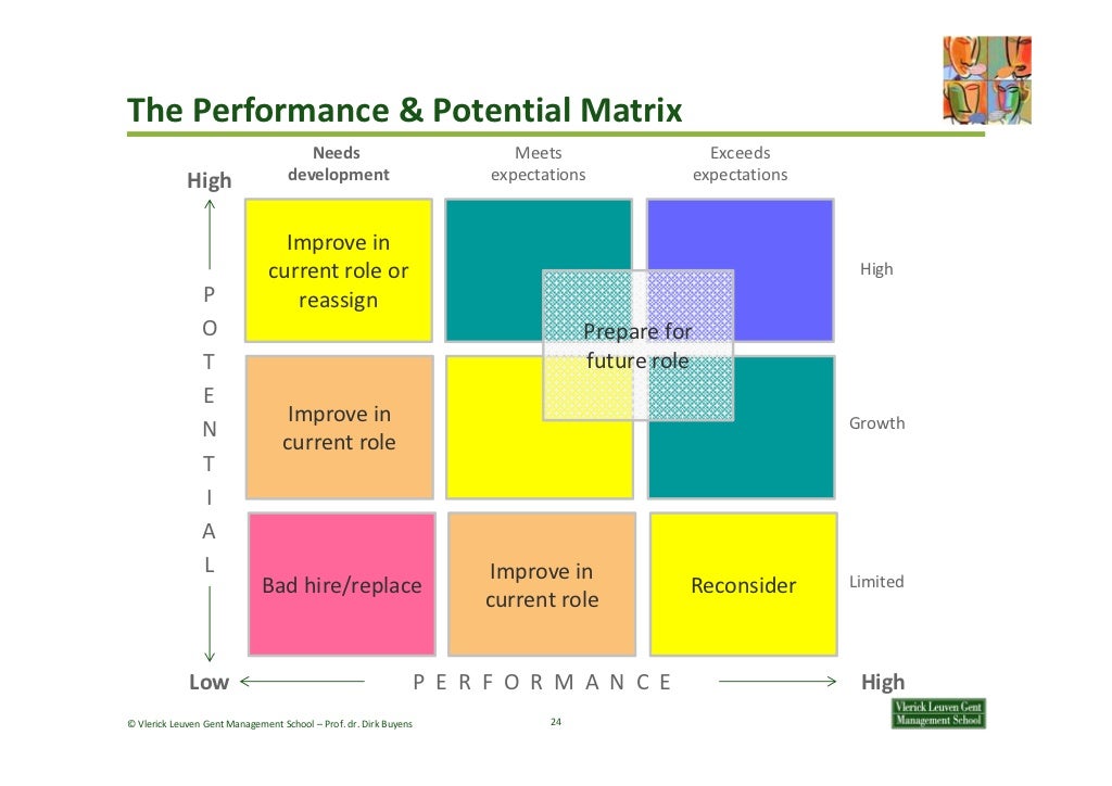 De 9-box grid: potentieel & performance optimaal ingezet - Prof. Dr.