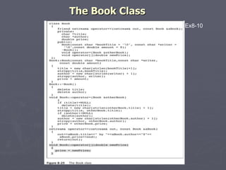 The Book Class Ex8-10 