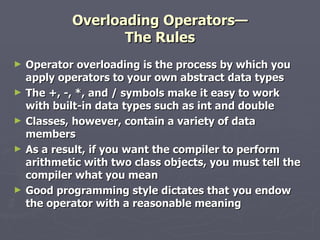08 c-operator-overloadingppt2563 | PPT