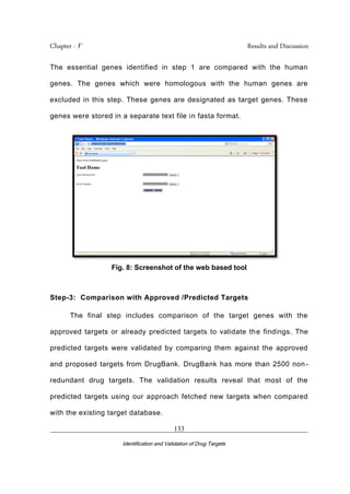 Results and Discussion - Identification of Drug Targets from Bacterial ...