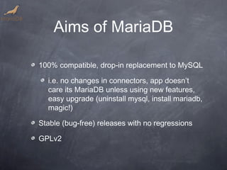 Maria db the new mysql (Colin Charles) | PPT